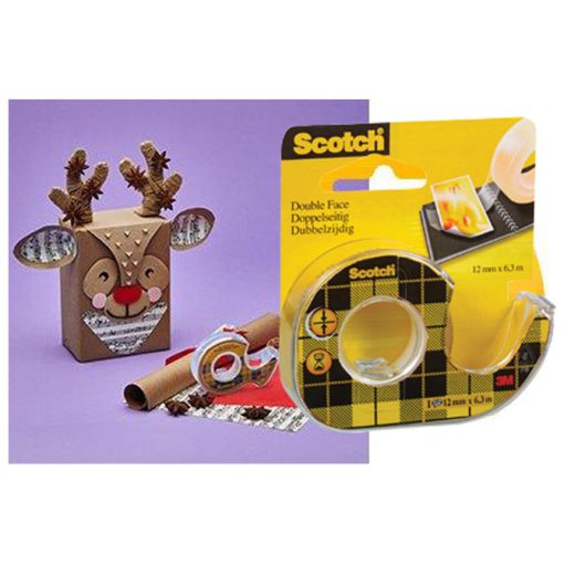 Traka ljepljiva obostrana 12mm/6,3m Scotch-136D 3M. - Slika 3