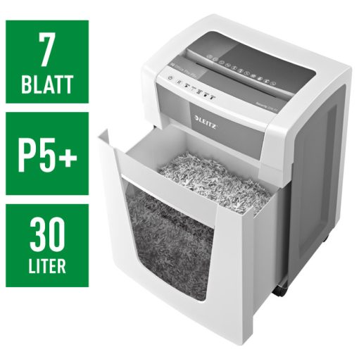 Uništavač dokumentacije 7 listova IQ Office Pro Leitz 80040000 bijelo/sivi - Slika 4