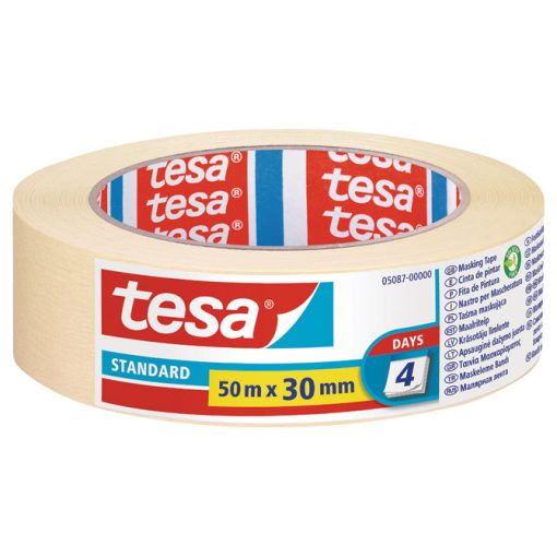 Traka ljepljiva krep 30mm/50m Standard eko Tesa 5087