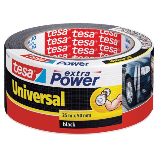 Traka ljepljiva 50mm/25m Extra Power Universal Tesa 56388 crna blister