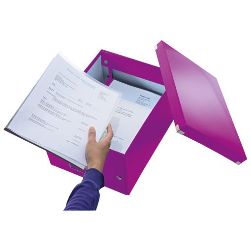 Kutija arhivska A4+ Medium Click&Store Leitz 60440062 ljubičasta - Slika 2