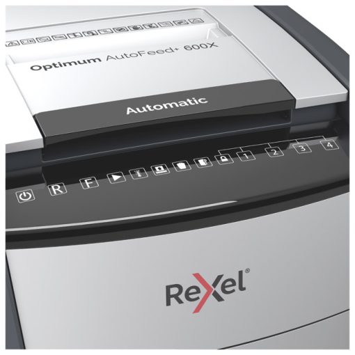 Uništavač dokumentacije 600 (ručno 15) listova CrossCut Optimum Auto Feed+ 600X Rexel 2020600XEU - Slika 3
