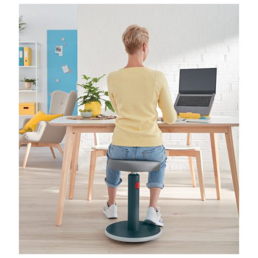 Stolica ergonomska Sit-Stand 2u1 Ergo Cosy Active Leitz 65180089 tamno siva - Slika 3