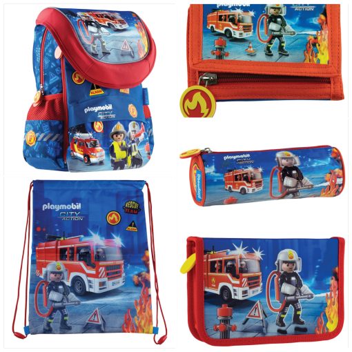 Torba školska anatomska set 5/1 PlayMobil Fireman 502020013