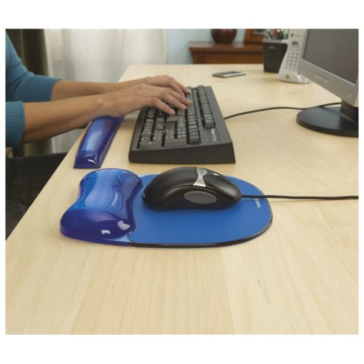 Podloga za miša ergonomska-gel Fellowes 9114120 plava - Slika 6