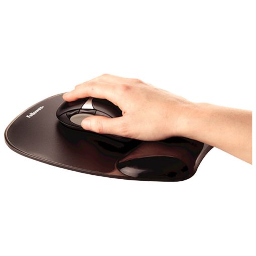 Podloga za miša ergonomska-gel Fellowes 9112101 crna blister - Slika 2