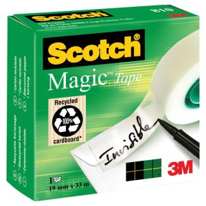 Traka ljepljiva selotejp nevidljiv 19mm/33m Scotch Magic-810 3M.