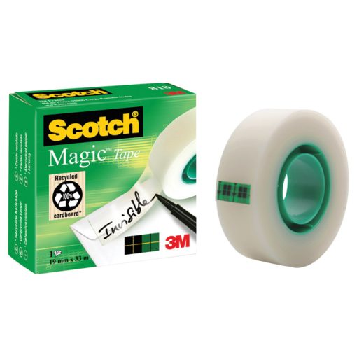 Traka ljepljiva selotejp nevidljiv 19mm/33m Scotch Magic-810 3M. - Slika 2