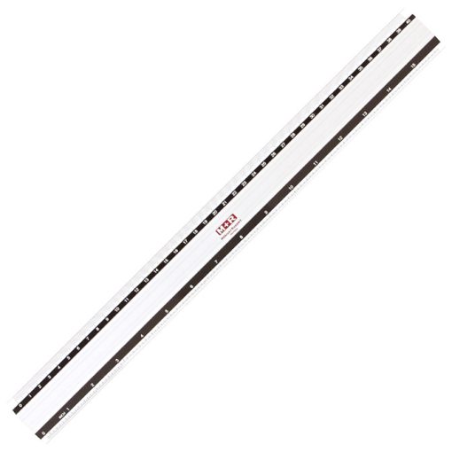 Ravnalo aluminijsko 30cm (12inča) 1830 Mobius blister