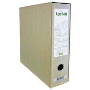 REGISTRATOR A4 ŠIROKI U KUTIJI EKO LIPA MILL 4379 (18641) NATUR