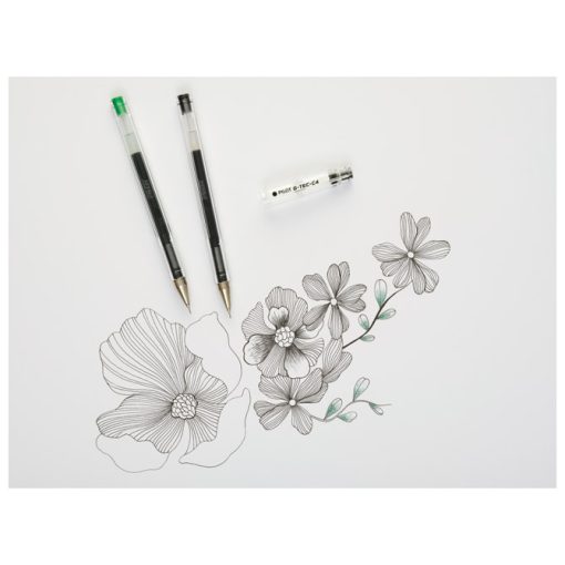 Roler gel 0,4mm G-TEC-C4 Pilot BL-GC4-R crveni - Slika 3