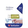 Memorija USB 64GB 2.0 PINSTRIPE VERBATIM 49964 ZELENA BLISTER