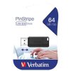 Memorija USB 64GB 2.0 PINSTRIPE VERBATIM 49065 CRNI BLISTER