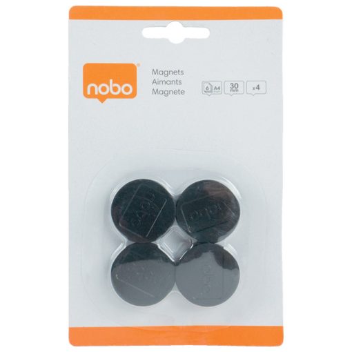 Magnet fi-38mm pk4 Nobo 1901630 crni blister