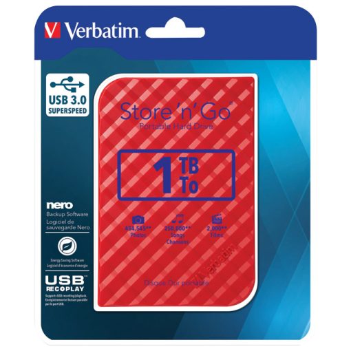 Hard disk 2.5" 1Tb USB 3.0 - 3D surface Verbatim - VIŠE VARIJACIJA - Slika 10