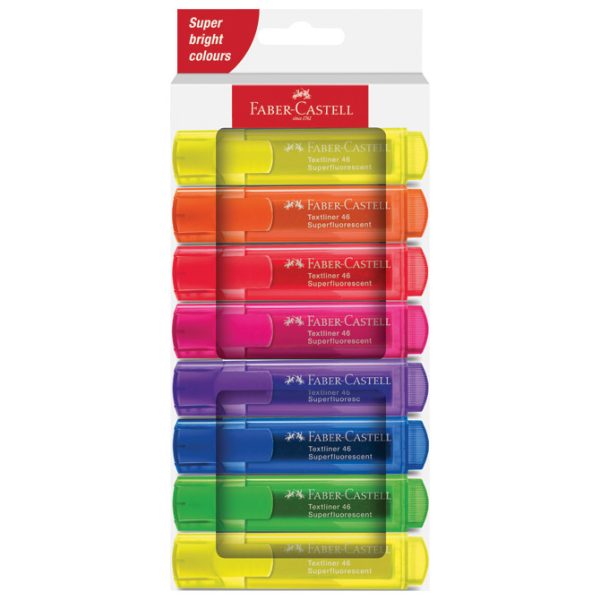 Signir 1-5mm 46 Superfluorescent kartonska kutija Faber Castell 254648/8boja