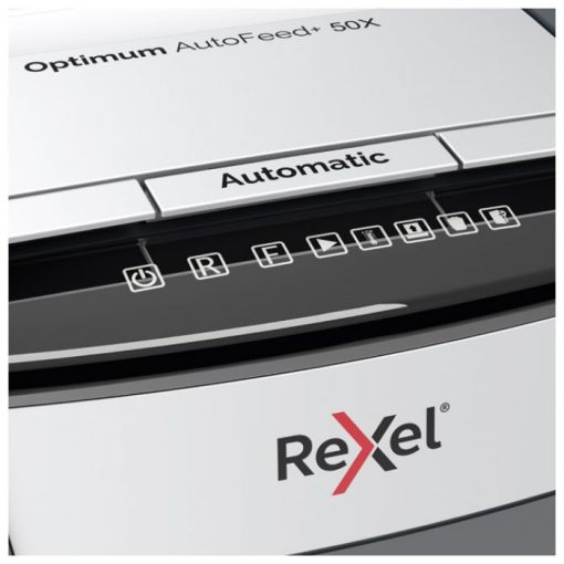 Uništavač Dokumentacije 50 (ručno 5) Listova Crosscut Optimum Auto Feed Plus 50X Rexel 2020050XEU - Slika 4