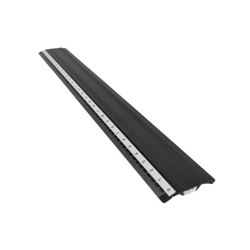 Ravnalo aluminijsko 30cm Crno  D.RECT - Slika 5
