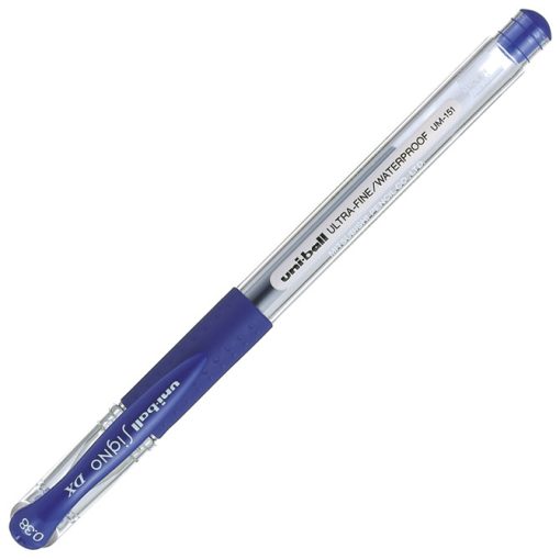 Roler 0,38mm gel grip Uni-Mitsubishi UM-151 plavi