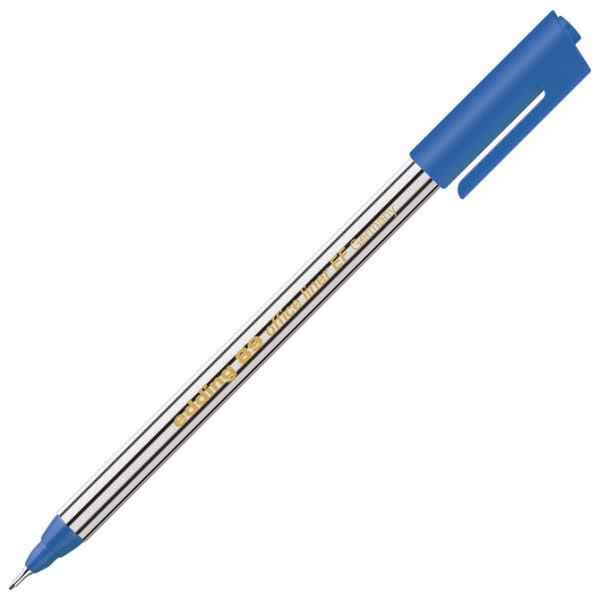 Flomaster liner uredski EF 0,3mm Edding 89 plavi, 10 flomastera u kutiji