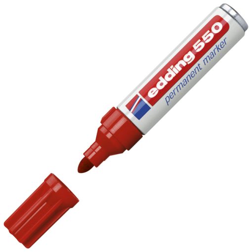 Marker permanentni 3-4mm Edding 550  crveni