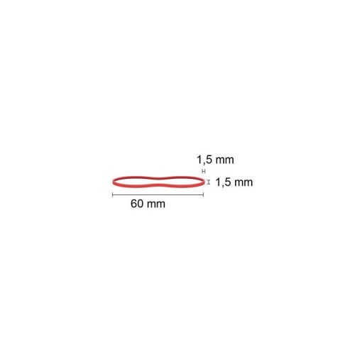 Vezica gumena fi- 40mmxširina 1,5mmx1kg D.RECT - Slika 3