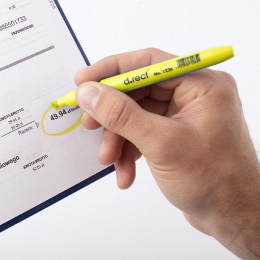 Signir D.RECT 1226; 1-2 mm ŽUTI, 12 signira u kutiji - Slika 3