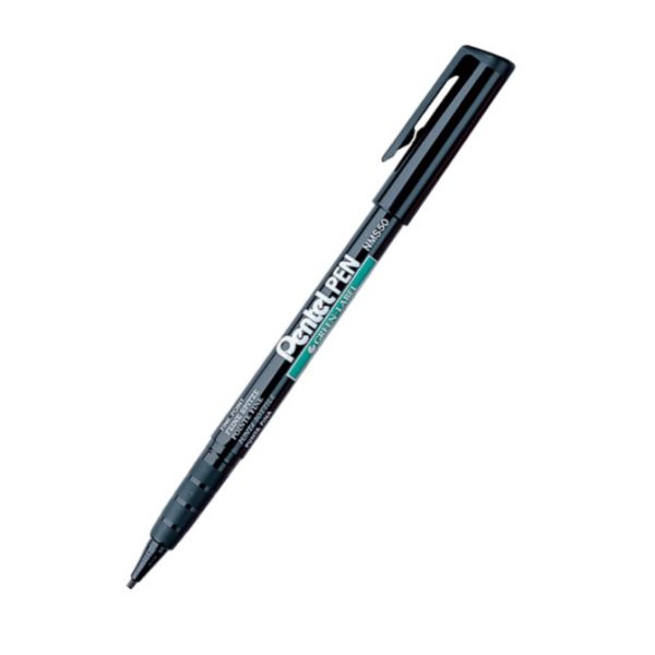 Marker permanentni PENTEL NMS50 2,0mm okrugli vrh crni 12 komada u kutiji