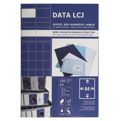Samoljepljive Etikete DATA LCJ 90 A4 210x148 mm 2 etikete na listu  - Pakiranje od 100 listova