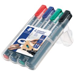 Marker permanentni 2mm pakiranje od 4 markera, Lumocolor Staedtler 352 WP4