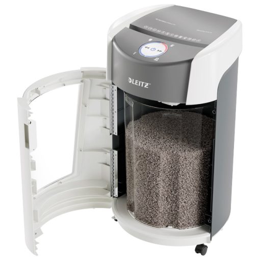 Uništavač dokumentacije 10 listova Micro Cut IQ OptiMax Office Leitz 8360-00-00 bijelo/sivi - Slika 3