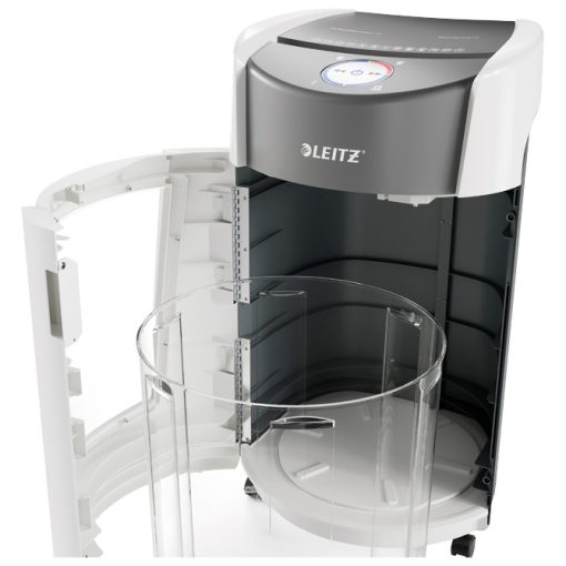 Uništavač dokumentacije 10 listova Micro Cut IQ OptiMax Office Leitz 8360-00-00 bijelo/sivi - Slika 2