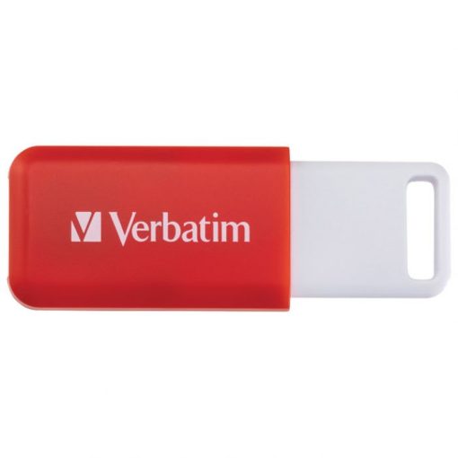 Memorija USB 16GB 2.0 DATABAR VERBATIM 49453 CRVENA BLISTER - Slika 2