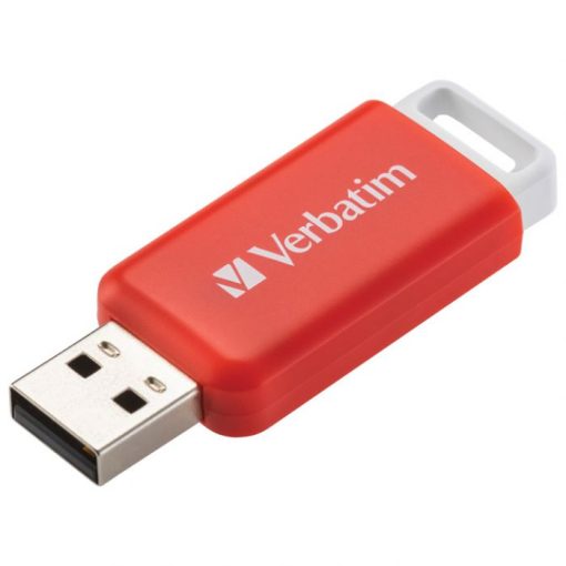 Memorija USB 16GB 2.0 DATABAR VERBATIM 49453 CRVENA BLISTER - Slika 3
