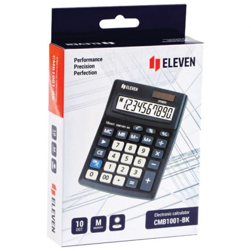Kalkulator komercijalni 10mjesta ELEVEN CMB-1001 BK crni - Slika 5