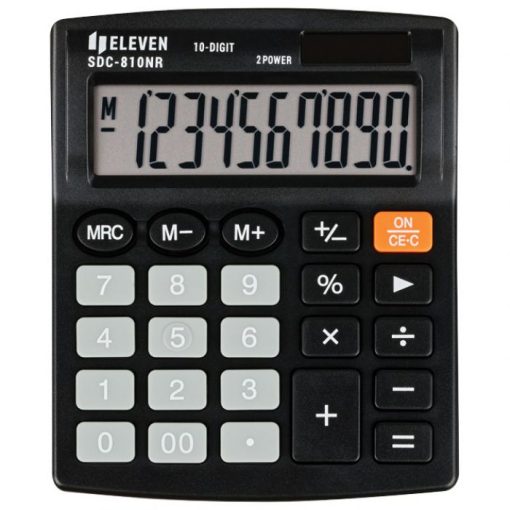 Kalkulator komercijalni  10mjesta ELEVEN SDC-810NR Crni - Slika 5