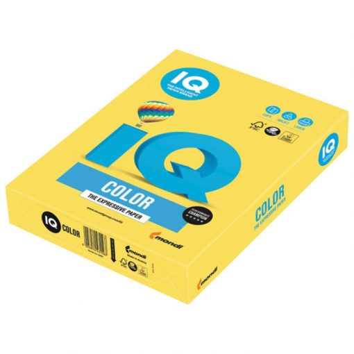 Papir IQ Intenziv A4 160g pakiranje od 250 listova MONDI CY39 KANARINSKI ŽUTI