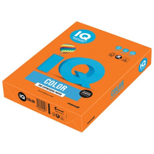 Papir IQ Intenziv A4 80g pakiranje od 500 listova MONDI OR43 NARANČASTI