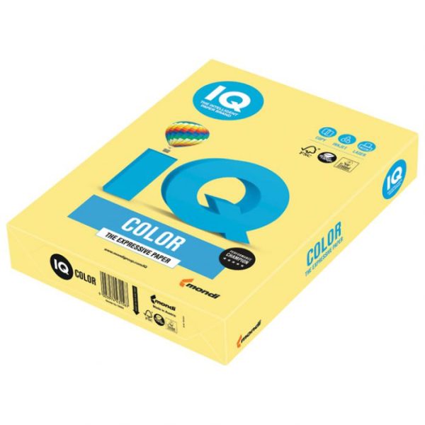 Papir IQ Trend A4 80g pakiranje od 500 listova MONDI ZG34 LIMUN ŽUTI