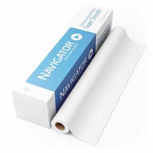 Papir za ploter nepremazni 80g 1067mm/50m NAVIGATOR extra bijeli PNF1067001