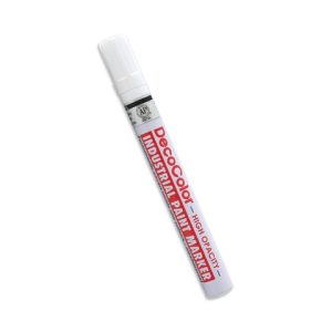 Marker industrijski paint permanentni UCHIDA 728 bijeli 2-4,5mm