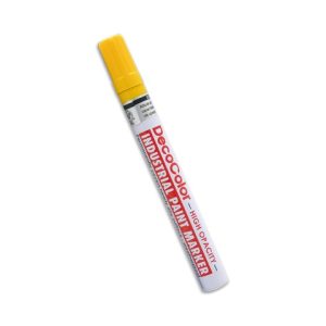 Marker industrijski paint permanentni UCHIDA 728 žuti 2-4,5mm