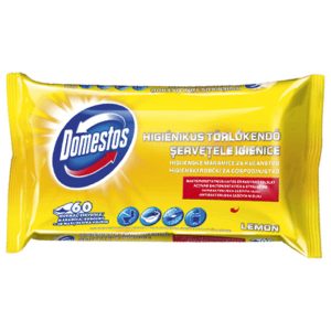 Maramice higijenske DOMESTOS Lemon, 60 maramica u pakiranju