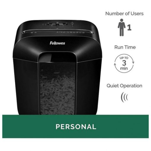 Uništavač dokumentacije 6 listova CrossCut POWERSHRED LX-25 FELLOWES 4170501 - Slika 3