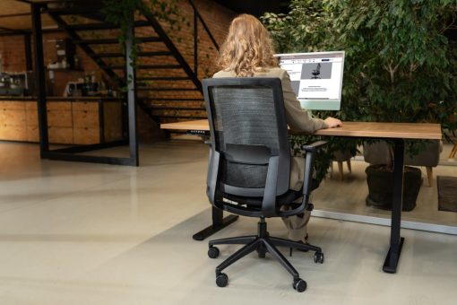 Uredska Stolica PREMIUM ERGO Expert crna - Slika 11