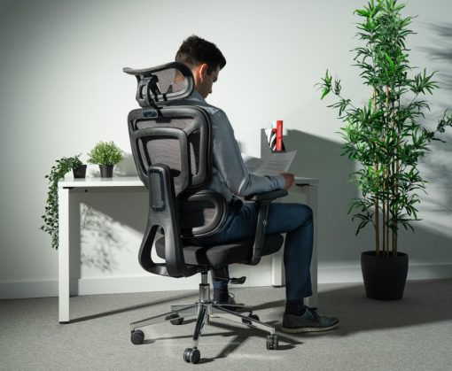 Uredska Stolica PREMIUM ERGO Apollo Plava - Slika 13