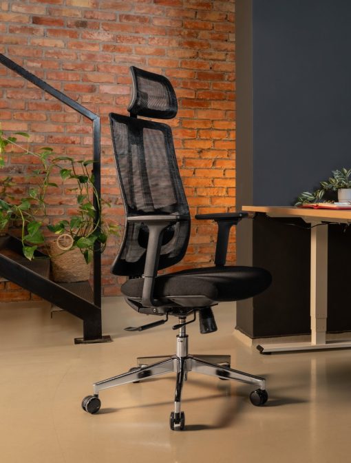 Uredska Stolica PREMIUM ERGO Eiffel Siva - Slika 10