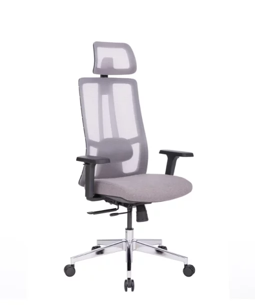 Uredska Stolica PREMIUM ERGO Eiffel Siva - Slika 2