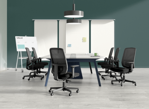 Uredska Stolica PREMIUM ERGO Basic Crna - Slika 10