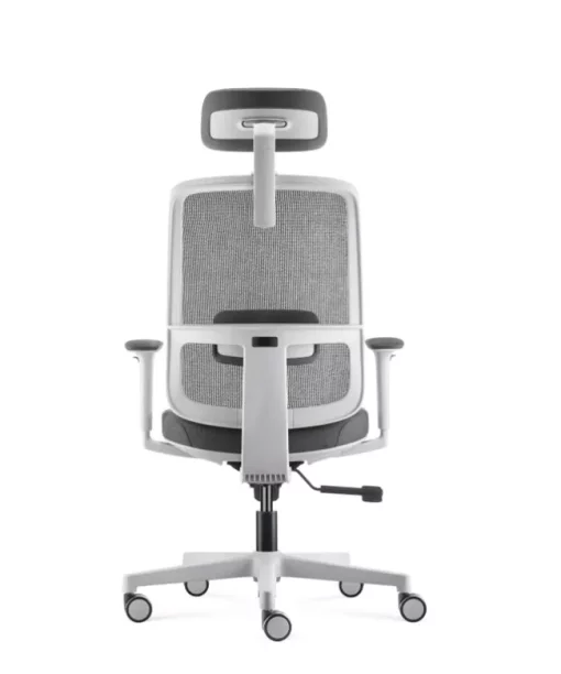 Uredska Stolica PREMIUM ERGO Basic Bijelo-Siva - Slika 3